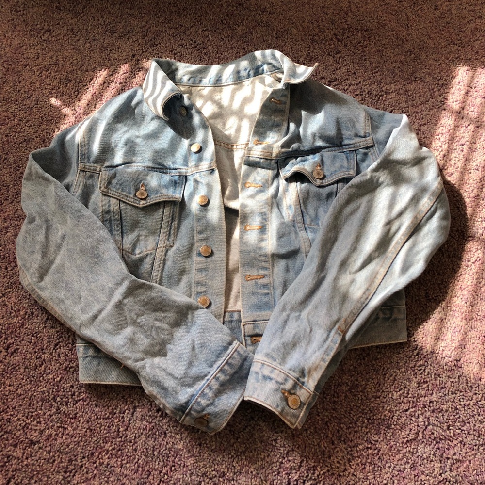 john galt cropped denim jacket